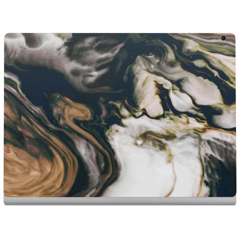Copper and Black Marble Ink Surface Book 2 15in Skin